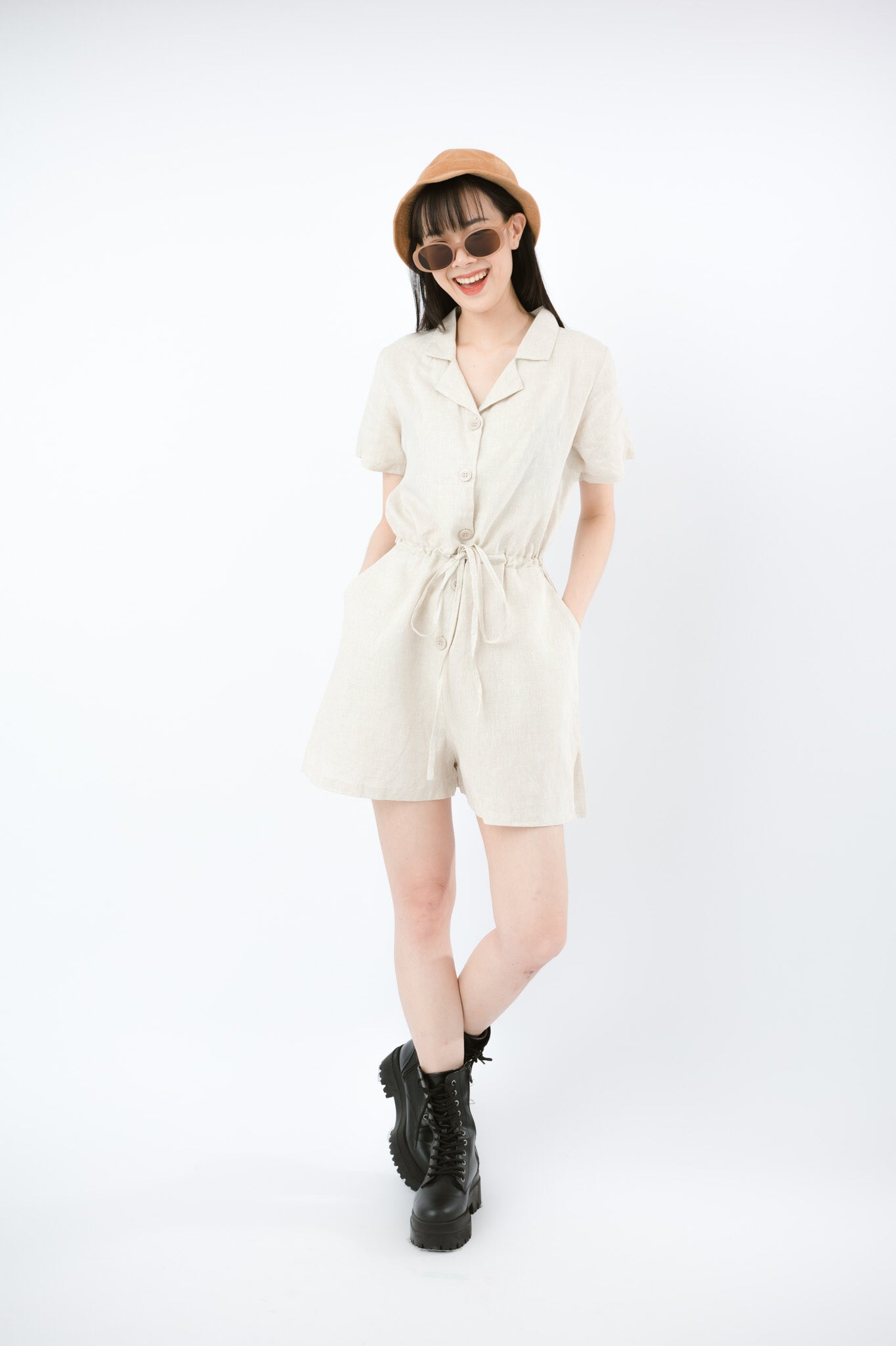 Linen Romper